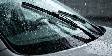 Windshield Wiper in Rain