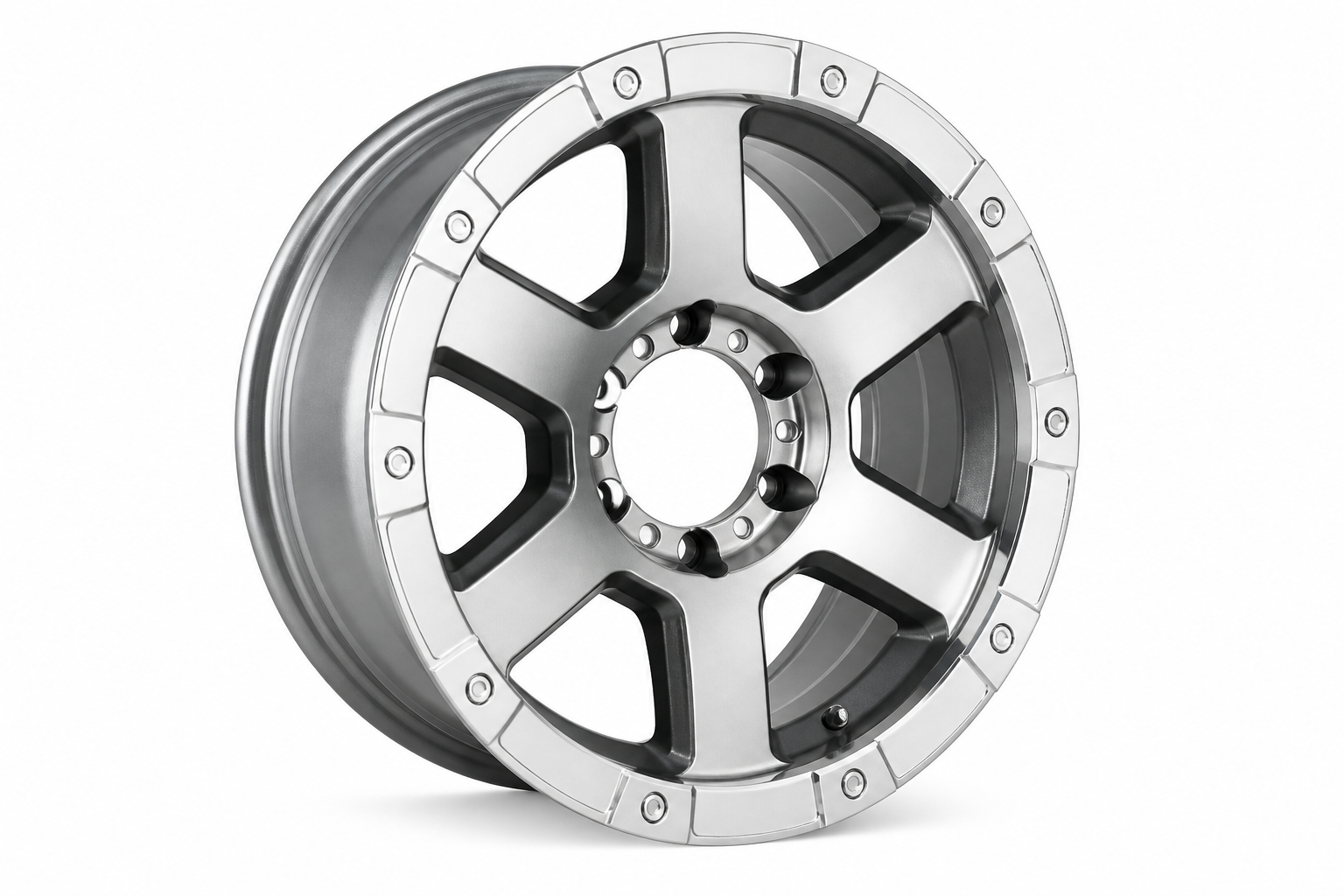 Heavy-duty light truck alloy wheel